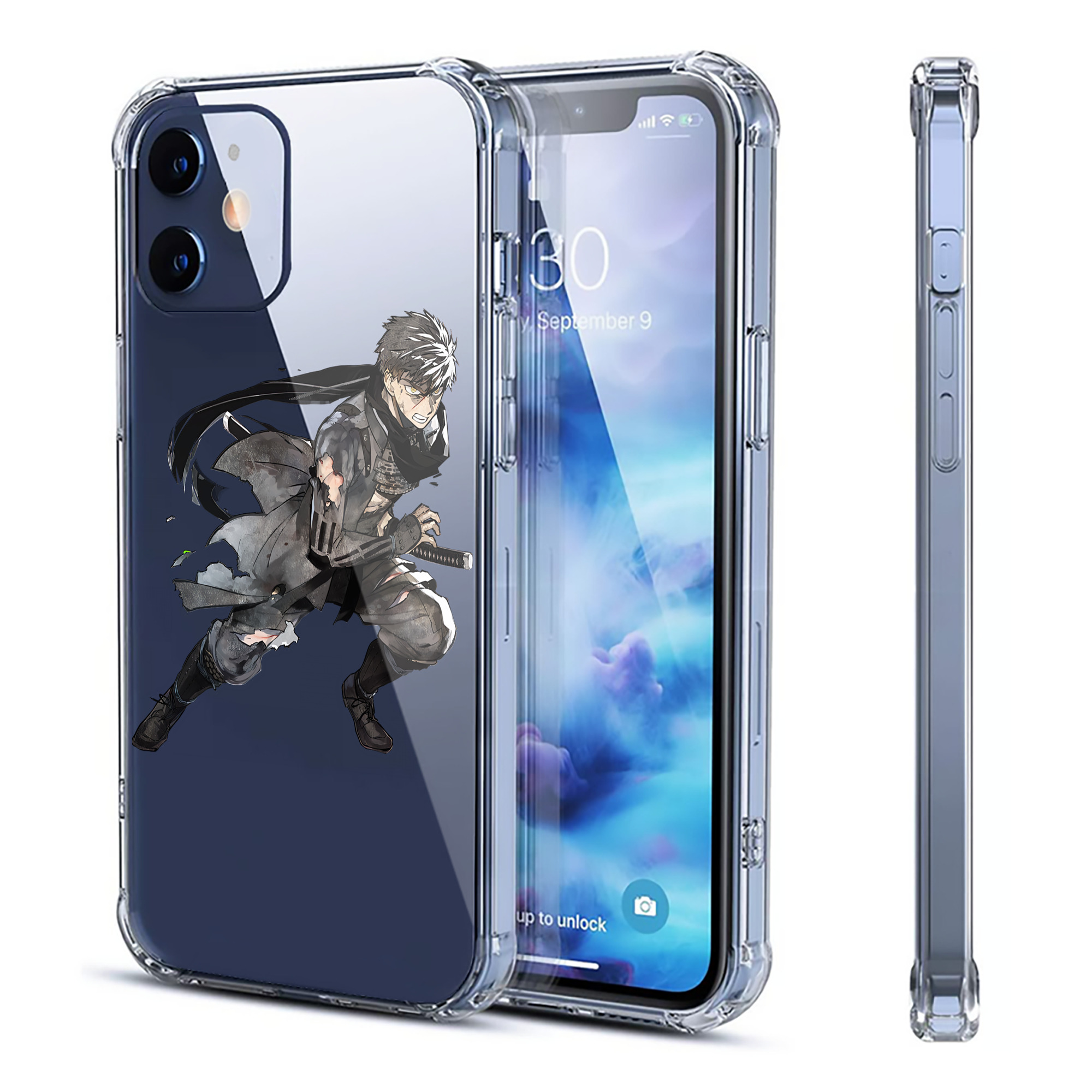 （画像用） 刀剣乱舞 Touken Ranbu 【iPhone 12シリーズ対応】透明スマホケース（クリアソフトケース）